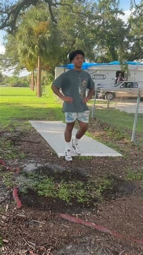 Disc Golf Player Accidentally Smashes RV Window