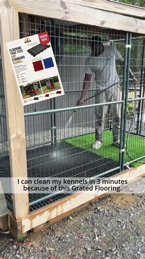 This Kennel Flooring Changed How I Clean Everything (3 Minutes) | Hustlelinekennels.com