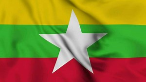 Download Myanmar Waving Flag Realistic Animation Video for free