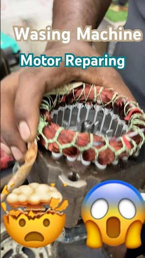 Washing Machine Dryer Motor Not working & Repair 🧑‍🔧 // #shorts #electrical #advice #repair