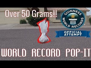 World's Largest Pop It [World Record]