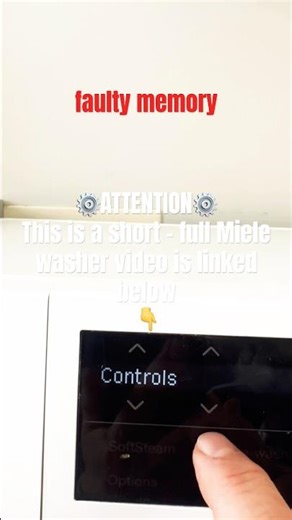 How to Check Miele W1 WWF060 Fault Memory Stored Error Codes (Appliance Fix Lab Winnipeg)
