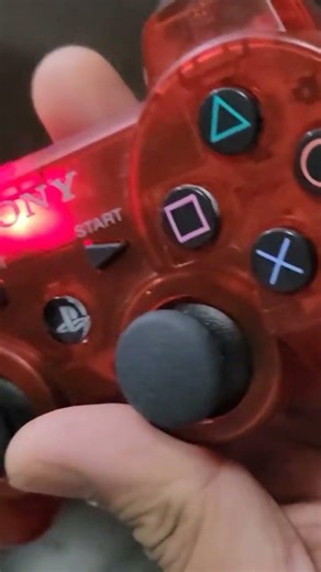#retrogaming #ps3 Teansparent Red Controller