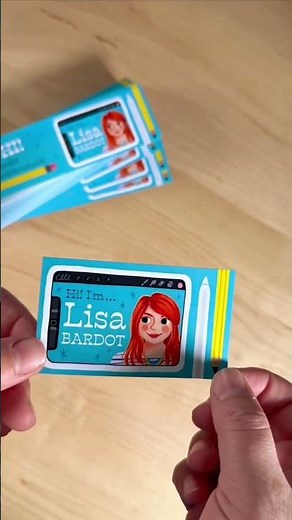 I made new business cards using Procreate and InDesign!