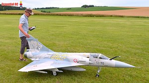 Large scale RC Dassault Mirage 2000 turbine jet | Airliner Meeting 2024 | Essential RC