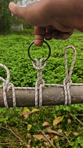 Pro Rigging Knot 💪 Secure Ring Setup in Seconds 💯💡 #shorts #experiment #learning #knowledge #usa
