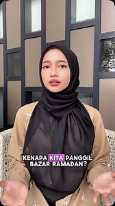 Tahukah Anda? 🤔✨ Perkataan bazar asalnya dari bahasa Parsi yang bermaksud pasar! Bazar Ramadan mula popular di Malaysia sejak tahun 80-an & terus jadi tradisi wajib setiap kali puasa! 🍢🍉 #BazarRamadan #RamadanTradisi #JuadahBerbuka | NAZZ & CO Media