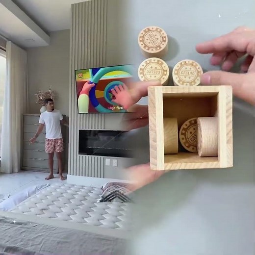 Mom and dad catch son teaching daughter how to do front flip #shorts