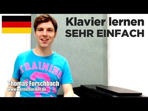 Klavier lernen "Für Elise" Teil 1 von 7 - Klavierkurs Anfänger - sehr einfaches Piano Tutorial