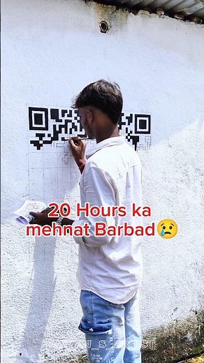 25 hours ka mehnat success ☺️ phone pey OR code 😯 Creative Art #viralvideo #shorts #creative #art