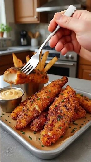 Crispy Air Fryer Fish and Chips | Golden, Crunchy & Easy Homemade Recipe!