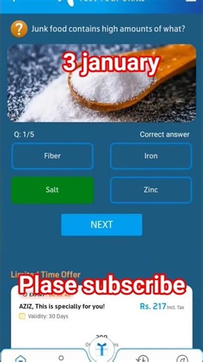 Today 3 january test you skill Today 3 january 2026 telenor test your skills today