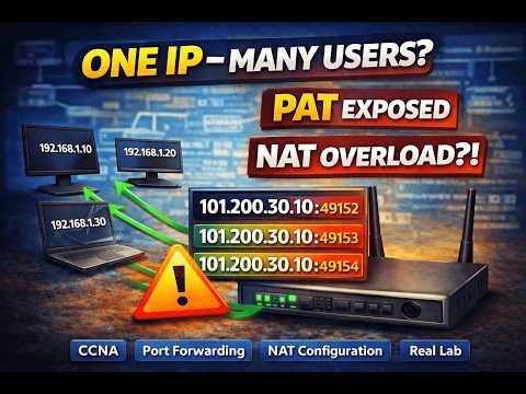 This Is How One IP Serves 1000 Users (PAT / NAT Overload)