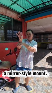 I ordered a motorcycle mirror-style camera mount. My DJI camera uses it. It costs 170 pesos on Shopee. Installation is in progress. #MotorcycleCameraMount #mount #motor #motorjourney #diy #deaf #shopee #camera #djiaction | CLCTraveler's Journey