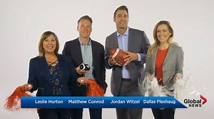 Calgary’s Global News Morning team is ready for a brand new season. With some new faces on the team. Are you ready? Join Global News Morning for a Suite Night of Stampeders Football. You and 3 friends could be cheering on the Stamps in our hosted suite, and Leslie, Jordan, Dallas and Matthew will be there too! Watch Global News Morning on Mondays for the contest cue, then enter it on our contest page to win! https://globalnews.ca/calgary/contest/4262465/global-news-calgary-stampeders-suite-night