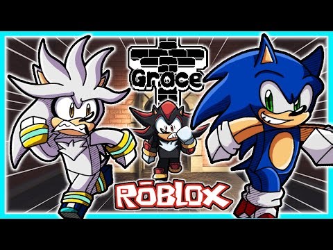 Shadow vs Sonic and Silver in GRACE!! || Roblox