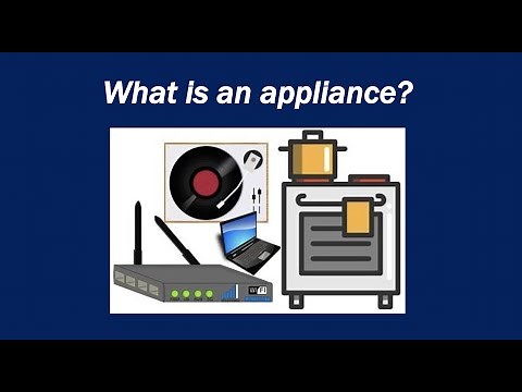 What is an appliance?