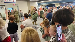 Back home at EVV with family. 💙 | Evansville Regional Airport