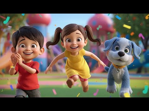 Clap Jump Spin Stomp 🎵 | Kids Action Song for Toddlers | Dance & Movement Nursery Rhyme