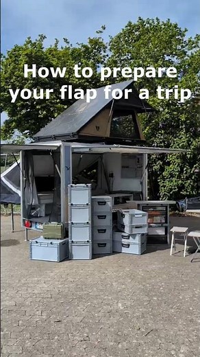 In wenigen Minuten abfahrbereit! Beladung leicht gemacht im farfalla camper flap beach chair.