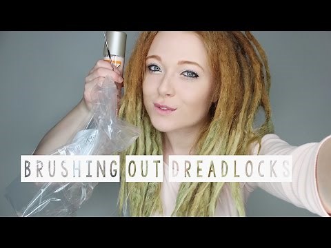 BRUSHING OUT SOME DREADLOCKS AFTER 2 YEARS