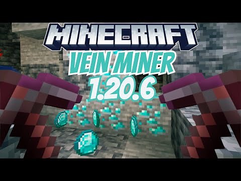 Minecraft Java 1.20.6 Vein Miner Data Pack Showcase/How to Install