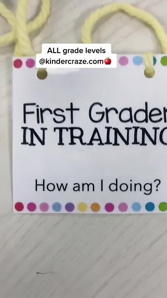 Try This Free 'First Grader in Training' Badge in Your Classroom!