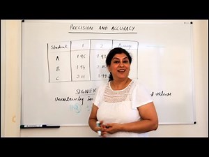 XI -1 #2 - Precision and Accuracy in measurements.
