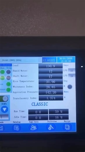 In every era of rice milling, one breakthrough redefines the benchmark. For today’s generation of millers, that breakthrough is Bright I from APIT Machinery Pvt Ltd. This is not just a polisher. This is a thinking machine. 𝗔 𝗡𝗲𝘄 𝗗𝗲𝗳𝗶𝗻𝗶𝘁𝗶𝗼𝗻 𝗼𝗳 𝗣𝗲𝗿𝗳𝗼𝗿𝗺𝗮𝗻𝗰𝗲 Bright I is built on advanced computer vision and intelligent analytics, enabling something the industry has never truly experienced before: ✔ Controlled polishing not guesswork ✔ Real time Whiteness Index (Kett Value)