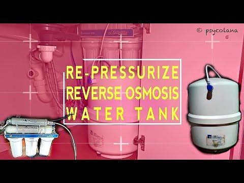 How to Repressurize a Reverse Osmosis Water Tank | KEMFLO | AquaKut