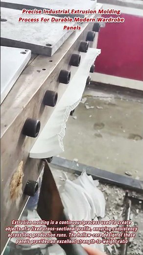 Precise Industrial Extrusion Molding Process For Durable Modern Wardrobe Panels