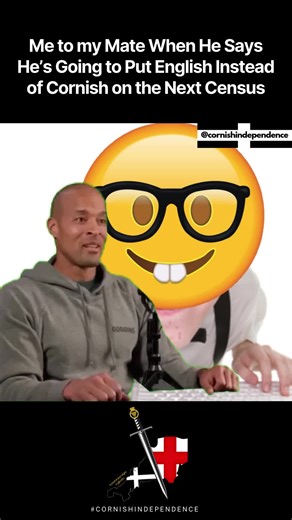 Gotta remind people that they can put Cornish on the census instead of English! #cornishindependence 〓〓