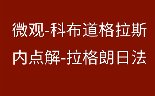 【微观】消费者选择-CD型效用函数的内点解-拉格朗日法