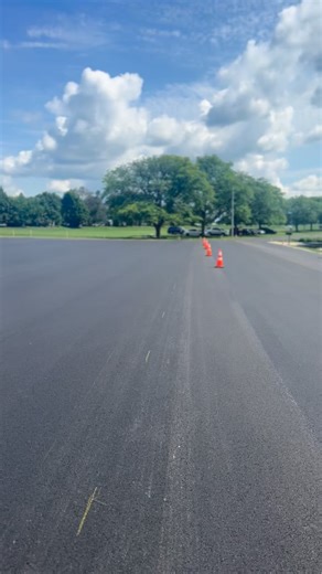 We lit this parking lot on FIRE 🔥🅿️ #oddlysatisfying #linestriping #beforeandafter #tradelife #construction 📲 Call us at 1-800-SEALCOAT ☎️ (260) 450-4976 💻 Visit www.Asphalt-Authority.com | Asphalt Authority