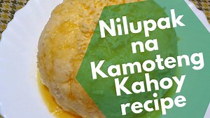 Nilupak Recipe (Mashed Cassava) with coconut: great for merienda