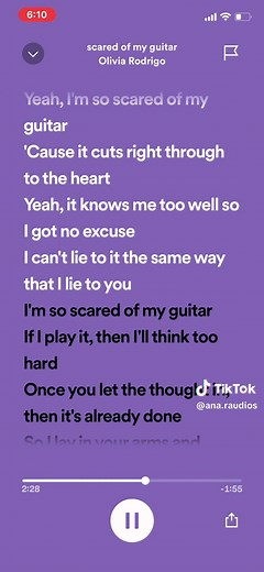 Olivia Rodrigo Scared Of My Guitar Song Analysis