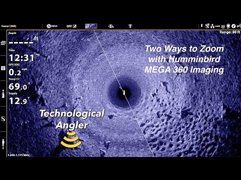 How to Zoom with Humminbird MEGA 360 Imaging and See More Detail \\ The Technological Angler