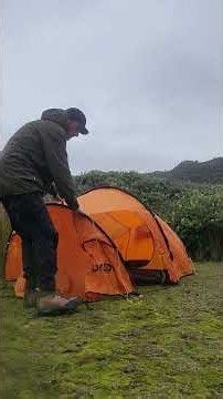 Solo Camp in Heavy Rain! #camping #raincamping #adventure