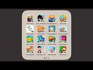 All Toca Boca Games: Toca Hair Salon 4,Toca Boo,Toca Life World,Toca City,Toca Boca Jr,Toca Cars