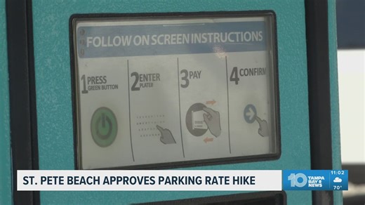 St. Pete Beach approves parking rate hike