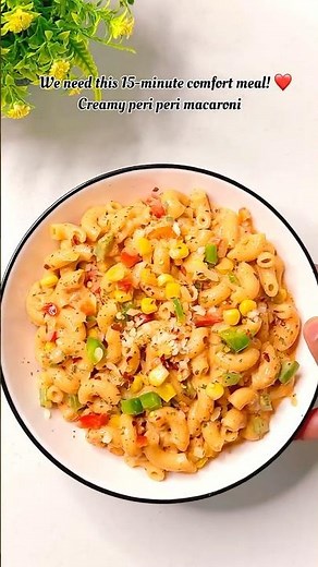 Creamy Peri Peri Macaroni | Cheesy, Spicy & Ready in 15 Minutes! The Easiest Restaurant-Style Pasta