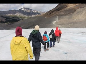 Athabasca Glacier Icewalks - On the Colombia Icefield