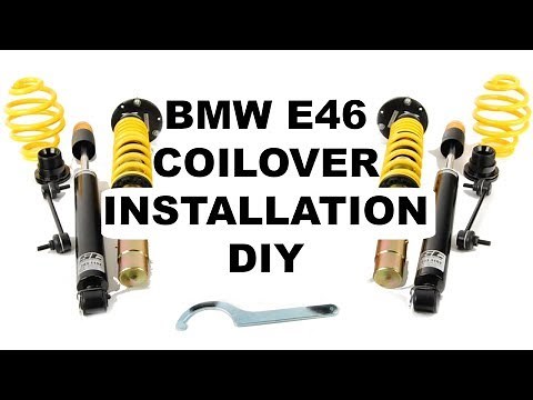 BMW E46 Coilover Installation DIY (ST Suspension)