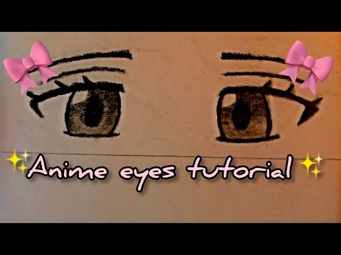 Anime Eyes Tutorial for Beginners | Easy and step by step #animeeyes#animedrawing#drawingtutorial
