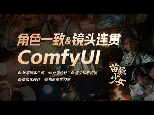 【最强ComfyUI生成AI视频全集 ChatGPT SD 即梦】建议ComfyUI新人死磕这条视频，2026年AI绘画大佬花一周时间整理的角色一致保姆级教程 合并