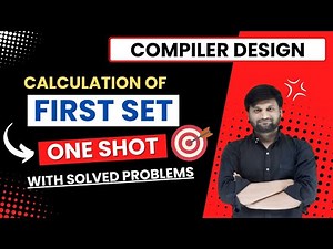 First and Follow in Compiler in Compiler Design | Find First ( ) in Compiler | solved examples