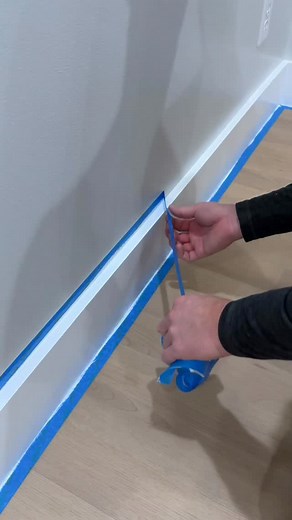 Things I’ve learned over the years part 1492: Ensure crispy paint lines with doing painted trims! It’s not just as easy as putting some tape on the wall either. | RR Buildings