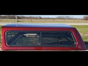 Walk around of NEW Fiberglass LEER 100XR Series cab high truck topper for sale. 14-18 GM 6.5 bed