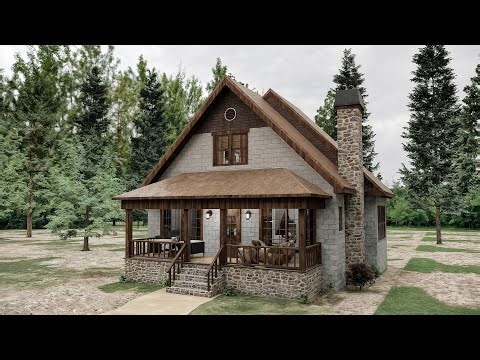 9x10 m Loft Cottage House | Smart Open-Concept Design with Cozy Modern Style