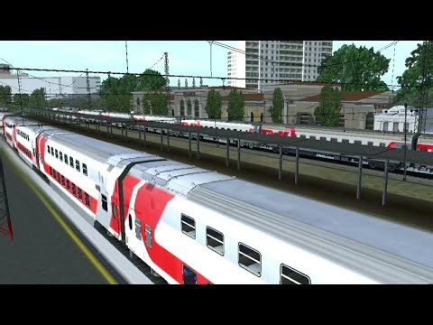 Движение поездов на станции Туапсе в Trainz simulator 12 android